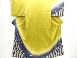 作家物　蝶模様訪問着